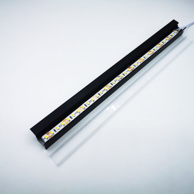 3500K ciepłe białe aluminiowe wgniecione światło szafki LED do wystawy