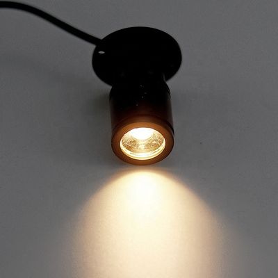 Nowoczesny czarny, regulowany reflektor LED z opcjami temperatury koloru