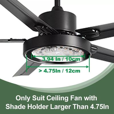 120V 15W Driverless Dia 100mm Led Light do wentylatora Led z certyfikatem ETL wentylator sufitowy wymiana światła Led
