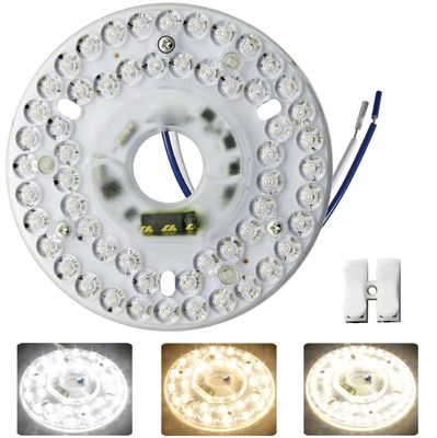 Dia125mm Round Pcb Board 4.9' 'LED Retrofit Light Kit 22W Kolor 3000K/4500K/6000K CRI90 Dla sufitu Fan Light Panel PCB,sufit Light LED Retrofit Kit,120V 2200LM,