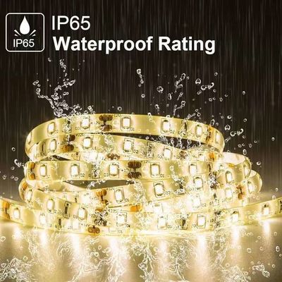Elastyczne lampy LED 600 jednostek LED Lampy LED wodoodporne 12 Volt Lampy LED Lampy Paczka 16,4 stóp / 5m na wakacje Dom impreza Dekoracja wnętrza na zewnątrz wodoodporne Białe 1 paczka