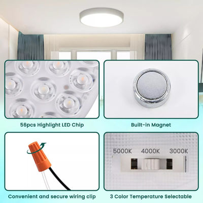 5CCT 18W / 24W DIP Przełącznik Sufitowy wentylator z mocą wiedźmy Zastępuje moduł LED 120V Sufitowy wentylator Panel Retrofit Kit Z modułami DOB