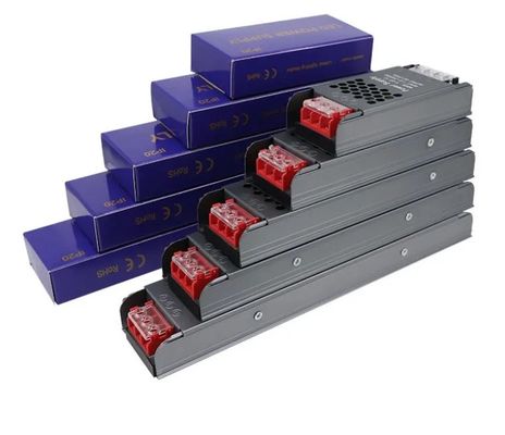Ultra Cienkie i Szczupłe Zasilanie 12V/24V 60W 100W 150W Led Driver Przełączanie zasilania dla Led Strip Light Tin Box