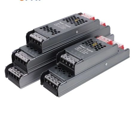 Ultra Cienkie i Szczupłe Zasilanie 12V/24V 60W 100W 150W Led Driver Przełączanie zasilania dla Led Strip Light Tin Box