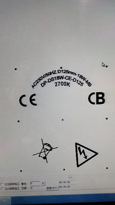 Zmiana światła wentylatora LED: nowe produkty: dia125mm jednobarwny 2700K, CE ROHS ERP certyfikacja zatwierdzona