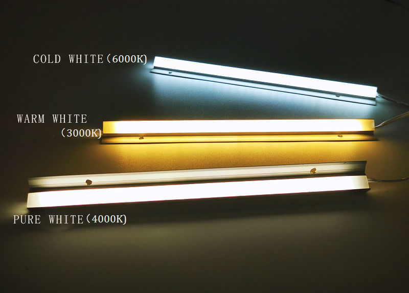 pod szafą LED Strip Sensor ruchu Zgaszalny ładowalny bezprzewodowy aluminium LED światła szafki