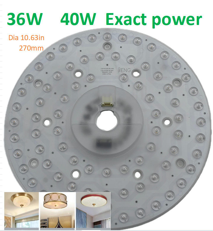 10.63" 270mm okrągłe światło LED do sufitu, zestaw oświetlenia LED 120v do sufitu z certyfikatem FCC,ETL,CB,CE,LVD,EMC