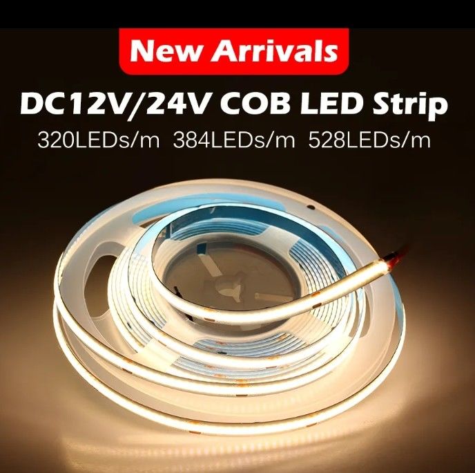 COB Strip Light Auto Led Strip Light 320led 384led 480led 528led 768leds RGB COB Led Strip Light For Aluminium Profile