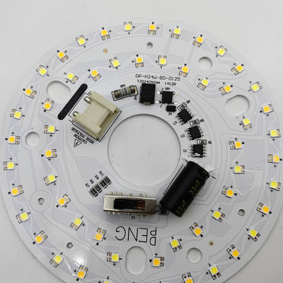 Dia125mm 4.9inch 24W LED Sufit Fan Light Retrofit Kit Sufit Light Replacement Kit 5CCT 3000K 3500K 4000K 5000K 6000K Regulowalny 12W 18W 24W Przełącznik, 2800LM 120V ETL 2 4 Watt