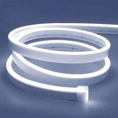 Białe światła LED 16,4ft/5m Neon Light Strip 12V Flex Waterproof Neon LED Strip Silicone LED Neon Rope Light For Kitchen Bedroom Indoor Outdoor Decoration Power Adapter Nie włączony