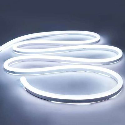 16.5FT / 5 Meter Bezbarwny silikonowy system kanału LED Wykluczona elastyczna rura z białą pokrywą mleczną szerszy tor dla 12mm wodoodpornego światła LED USC7 WW
