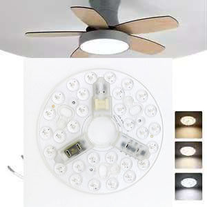 ERP Rosh LED Moduły 5CCT 12W/18W/24W DIP Przełącznik Sufitowy wentylator o mocy wiedźmy zastępuje moduł LED